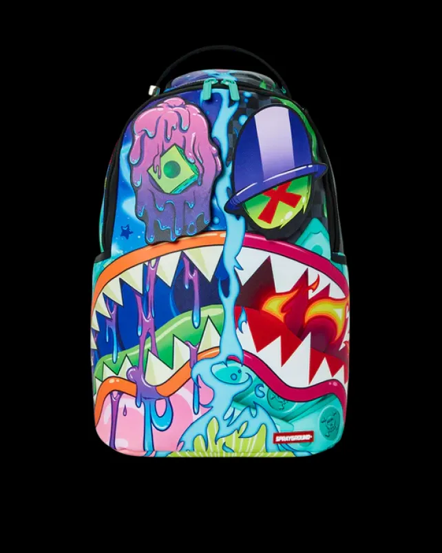BACKPACKS>SPRAYGROUND EYEZ ON THE PRIZE BACKPACK (REMOVABLE VELCRO EYES)