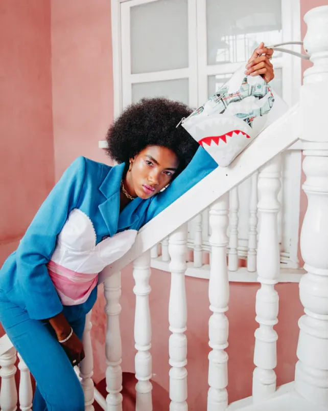 CROSSOVER CLUTCHES>SPRAYGROUND FEROCIOU$ CROSSOVER CLUTCH