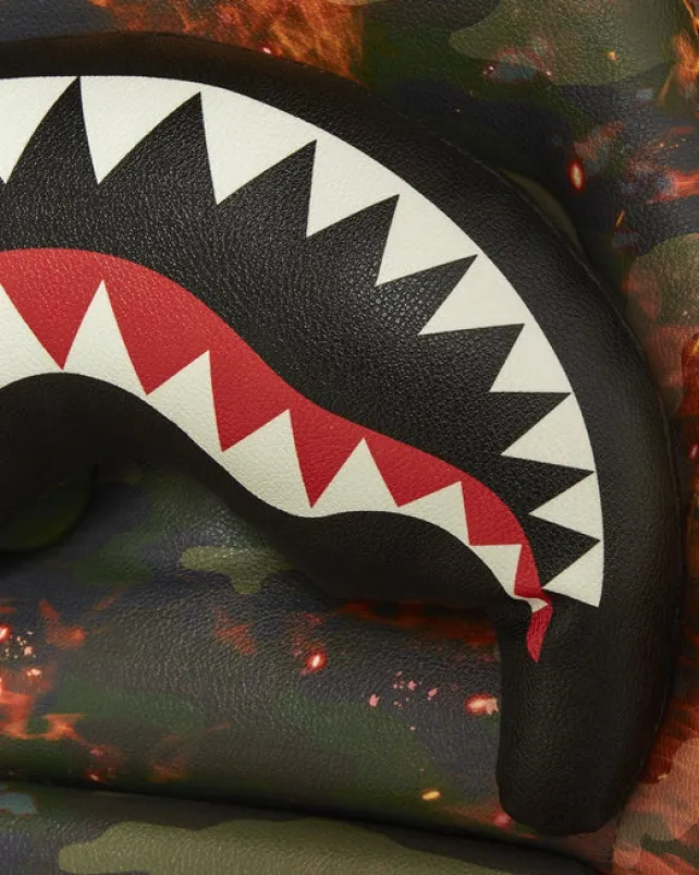 GAMING CHAIRS>SPRAYGROUND FIRE CAMO GAMING CHAIR - SUPER RARE