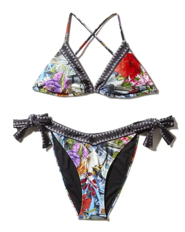 SWIMWEAR>SPRAYGROUND FLORAL MONEY BIKINI