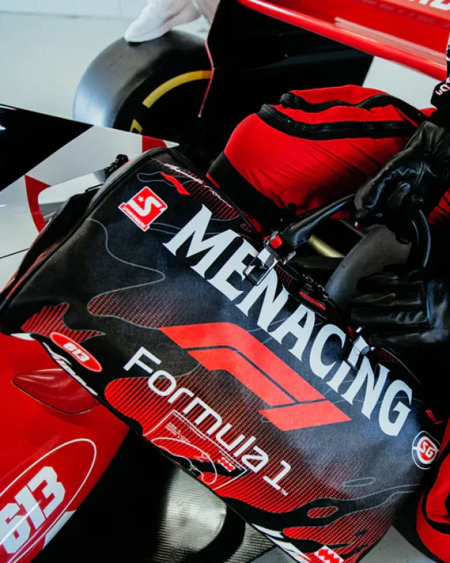 DUFFLES>SPRAYGROUND FORMULA 1 MENACING DUFFLE