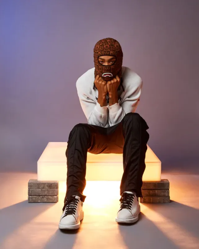 SKI MASKS|COLD WEATHER GEAR>SPRAYGROUND FRENZY SHARK SKI MASK