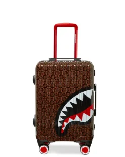 CARRY-ON LUGGAGE>SPRAYGROUND FRENZY SHARKS SHARKNAUTICS HARDSHELL CARRY-ON LUGGAGE