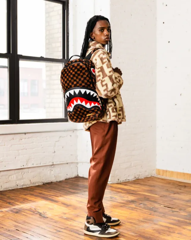 BACKPACKS>SPRAYGROUND FURRR SHARKS IN PARIS BACKPACK (DLXV)