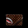 CROSSOVER CLUTCHES>SPRAYGROUND FURRR SHARKS IN PARIS CROSSOVER CLUTCH
