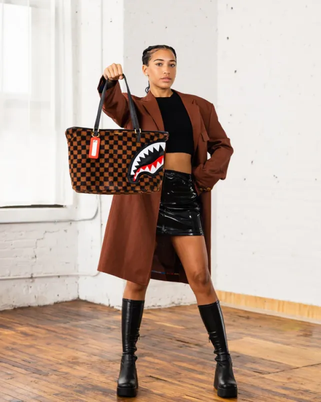 TOTES|HANDBAGS>SPRAYGROUND FURRR SHARKS IN PARIS TOTE
