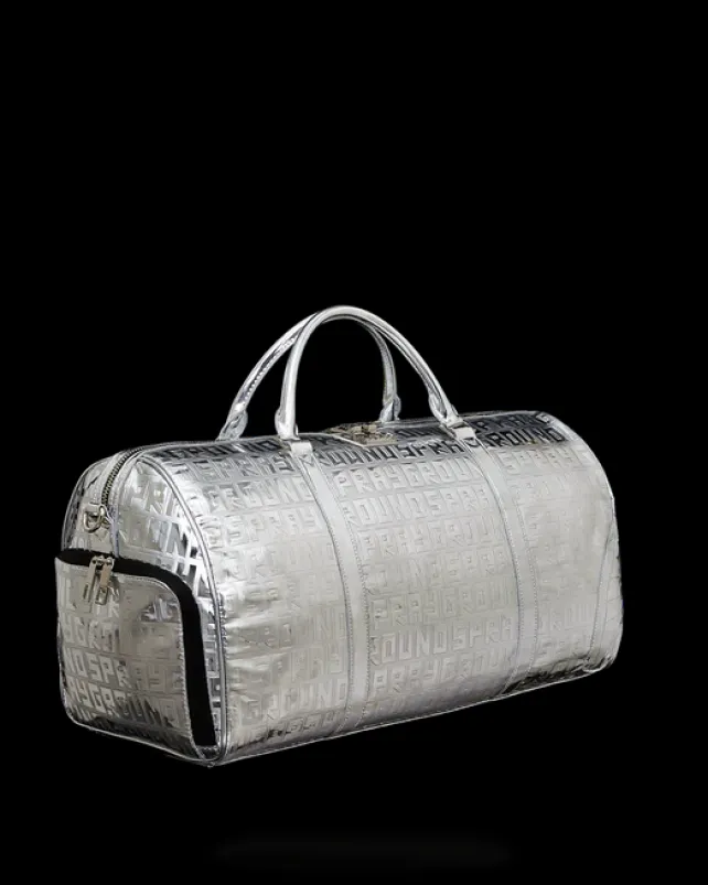 DUFFLES>SPRAYGROUND FUTURE TITAN (METALLIC) DUFFLE
