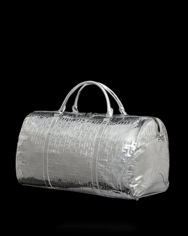 DUFFLES>SPRAYGROUND FUTURE TITAN (METALLIC) DUFFLE