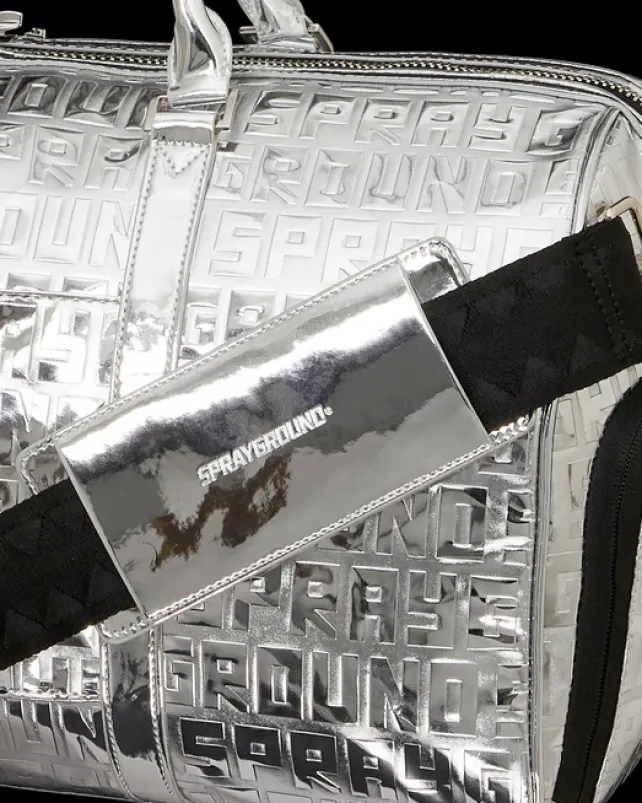 DUFFLES>SPRAYGROUND FUTURE TITAN (METALLIC) DUFFLE