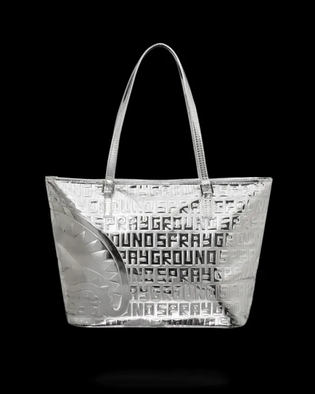 TOTES>SPRAYGROUND FUTURE TITAN (METALLIC) TOTE