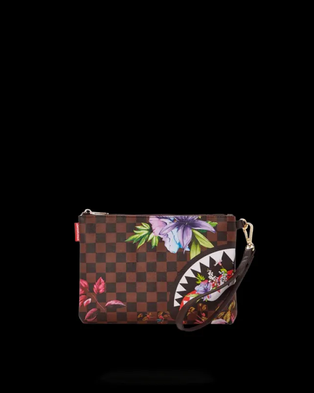 CROSSOVER CLUTCHES>SPRAYGROUND GARDEN OF SHARKS CROSSOVER CLUTCH