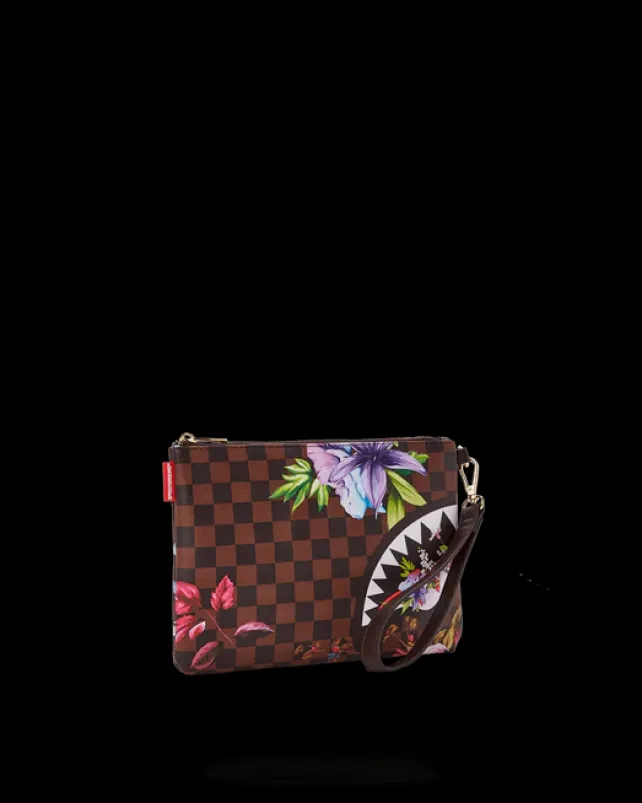 CROSSOVER CLUTCHES>SPRAYGROUND GARDEN OF SHARKS CROSSOVER CLUTCH