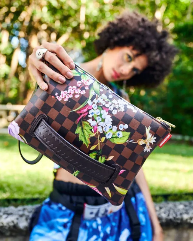 CROSSOVER CLUTCHES>SPRAYGROUND GARDEN OF SHARKS CROSSOVER CLUTCH