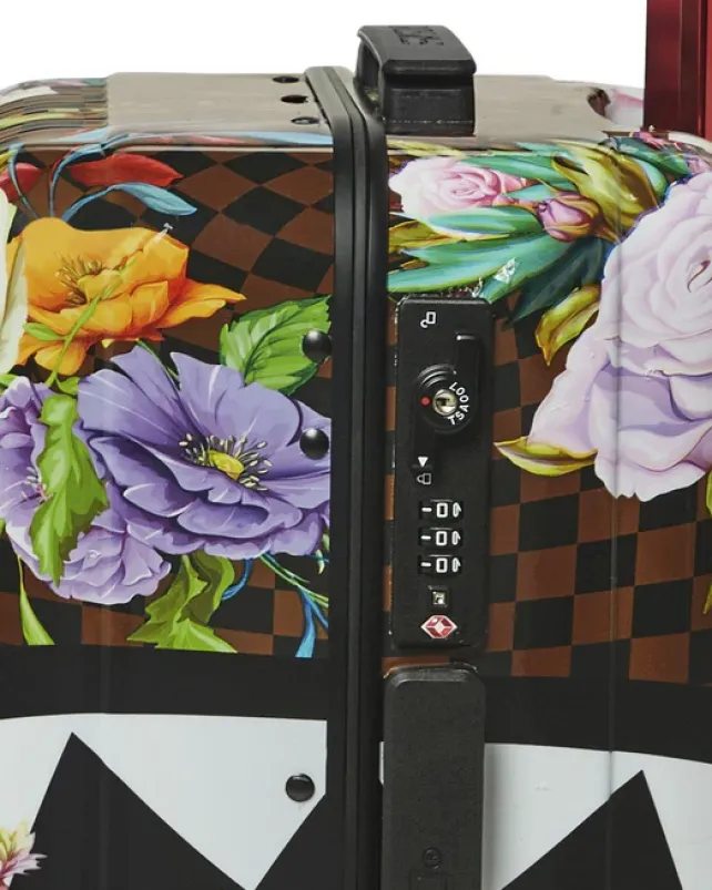CARRY-ON LUGGAGE>SPRAYGROUND GARDEN OF SHARKS SHARKNAUTICS HARDSHELL CARRY-ON LUGGAGE