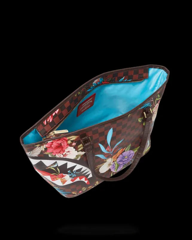TOTES>SPRAYGROUND GARDEN OF SHARKS TOTE