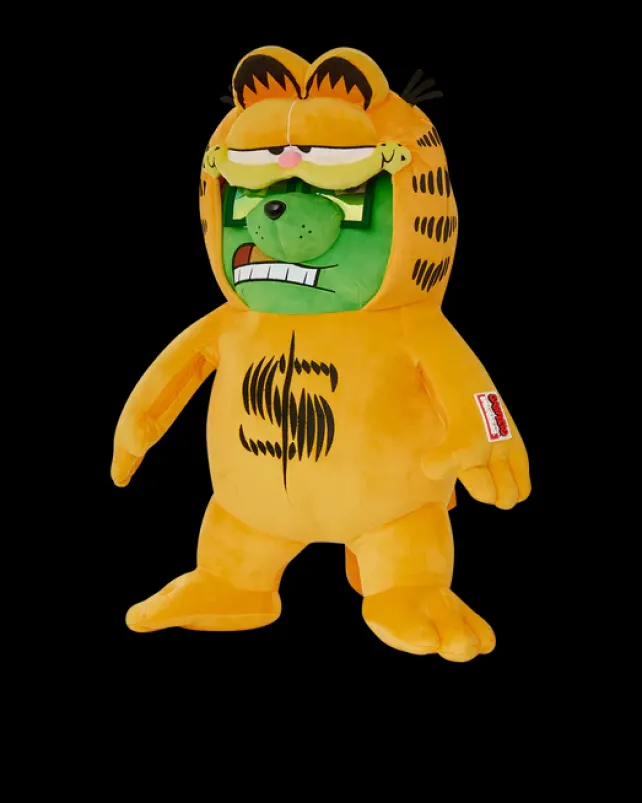 TEDDY BEAR BACKPACKS|BACKPACKS>SPRAYGROUND GARFIELD MONEYBEAR SUIT TEDDYBEAR BACKPACK