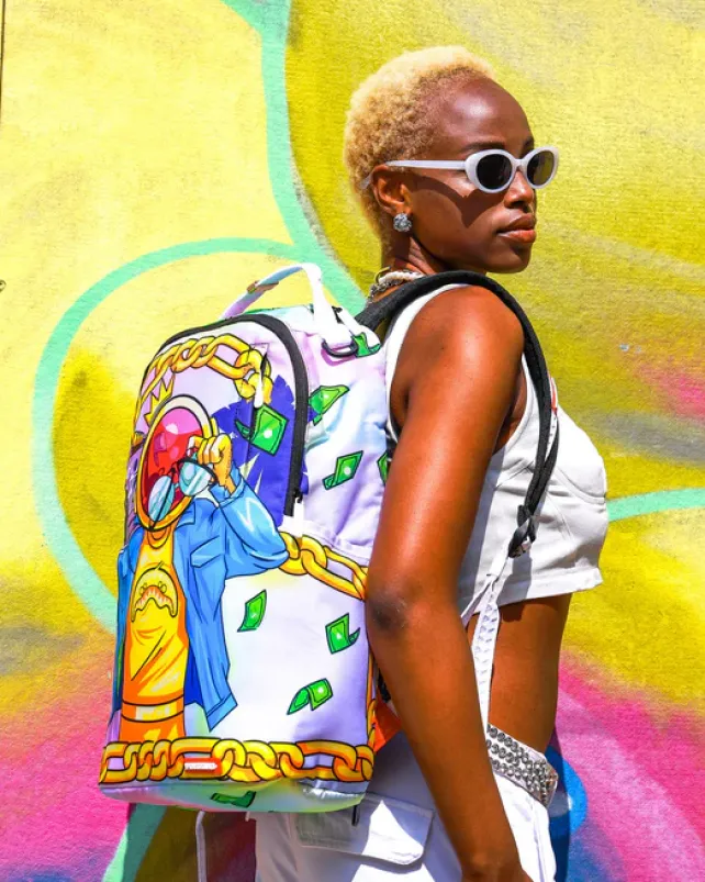 BACKPACKS>SPRAYGROUND GIMME MY SPACE BACKPACK