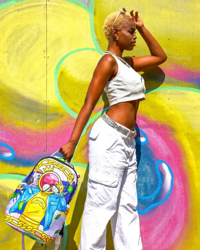 BACKPACKS>SPRAYGROUND GIMME MY SPACE BACKPACK