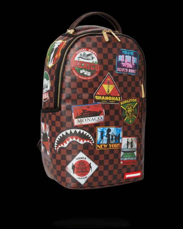 BACKPACKS>SPRAYGROUND GLOBAL MOGUL DLXV BACKPACK