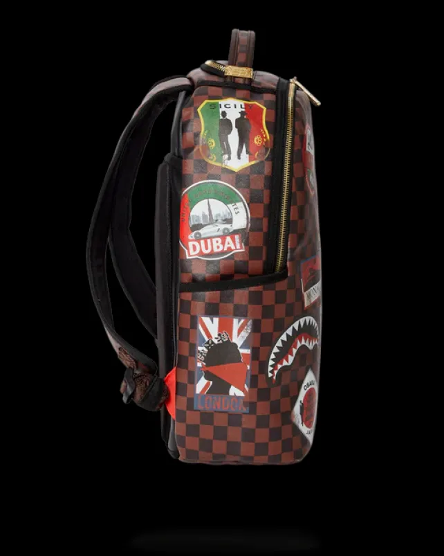 BACKPACKS>SPRAYGROUND GLOBAL MOGUL DLXV BACKPACK