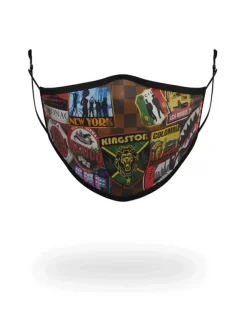 FACE MASKS>SPRAYGROUND GLOBAL MOGUL FACE MASK
