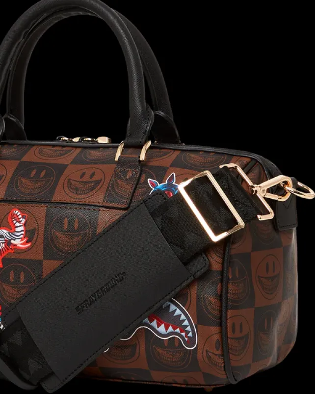 DUFFLES>SPRAYGROUND GLOBAL MOGUL POPAGANDA RON ENGLISH EDITION MINI DUFFLE