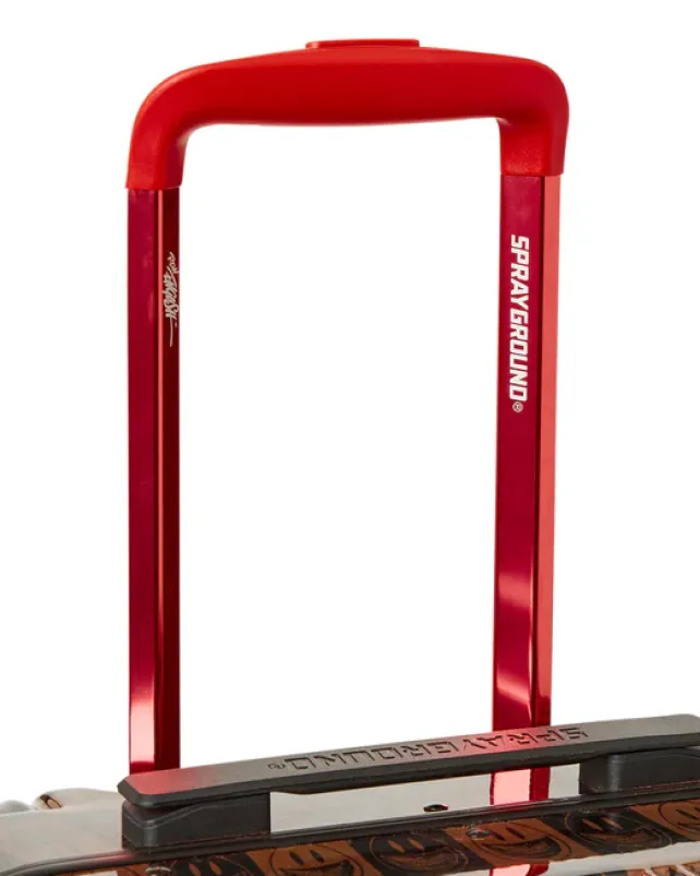 CARRY-ON LUGGAGE>SPRAYGROUND GLOBAL MOGUL POPAGANDA RON ENGLISH EDITION HARDSHELL CARRY-ON LUGGAGE