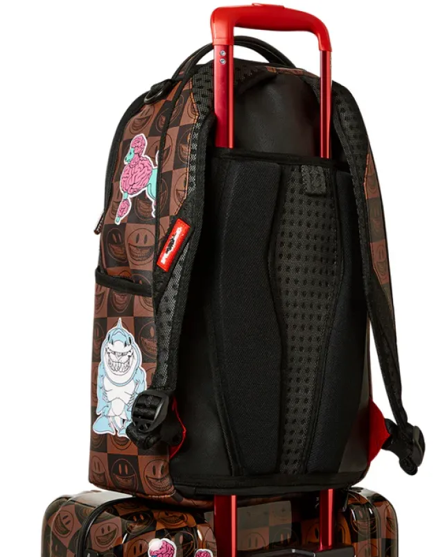 CARRY-ON LUGGAGE>SPRAYGROUND GLOBAL MOGUL POPAGANDA RON ENGLISH EDITION HARDSHELL CARRY-ON LUGGAGE