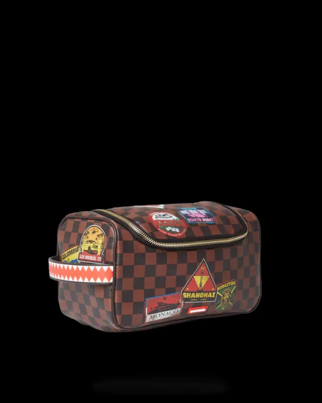 TOILETRIES AKA MONEY BAGS>SPRAYGROUND GLOBAL MOGUL TOILETRY BAG