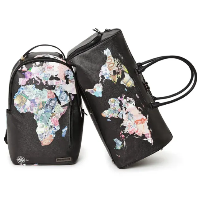 BACKPACKS>SPRAYGROUND GLOBAL MONEY BACKPACK