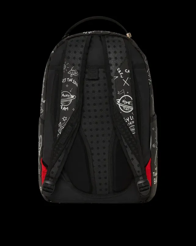 BACKPACKS>SPRAYGROUND GLOW THE SPACE BACKPACK (GLOW IN THE DARK EFFECT)