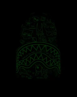 BACKPACKS>SPRAYGROUND GLOW THE SPACE BACKPACK (GLOW IN THE DARK EFFECT)