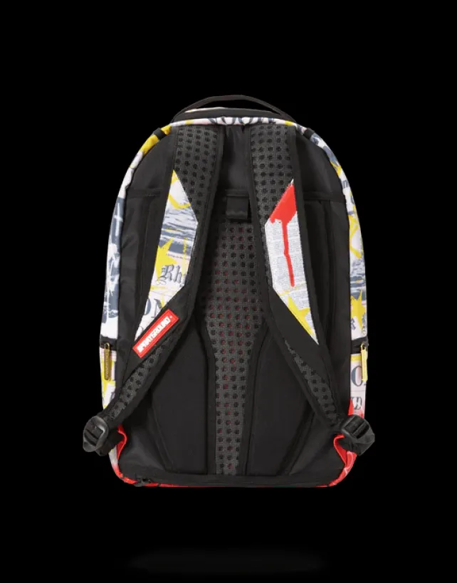 BACKPACKS>SPRAYGROUND GOLD ASTRONAUT 1969 MOON WALK