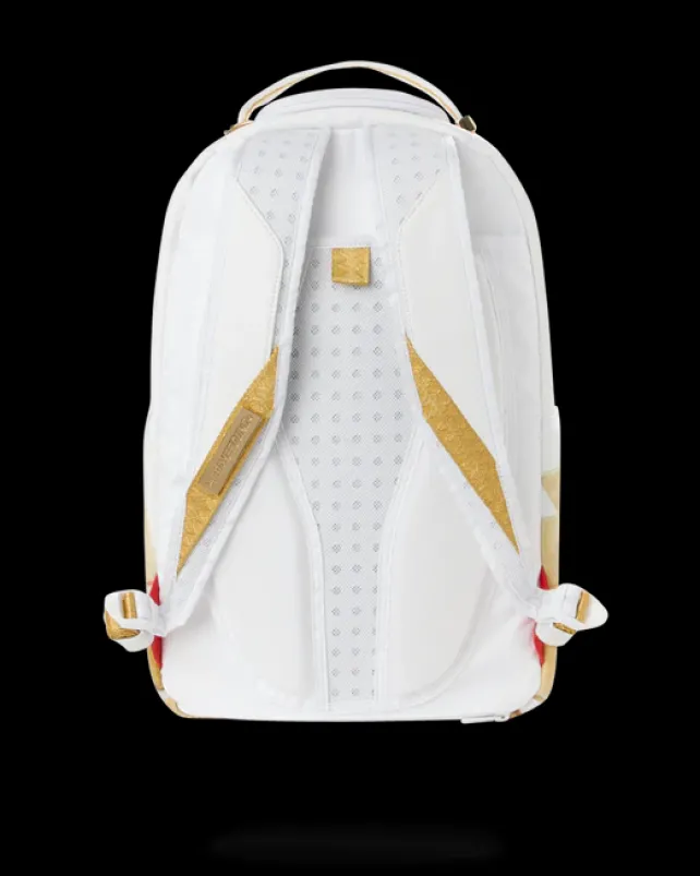 BACKPACKS>SPRAYGROUND GOLD MONEY BRICKS DLXV BACKPACK