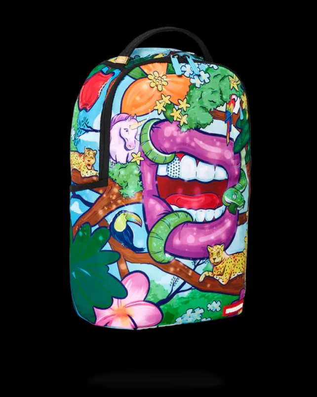 BACKPACKS>SPRAYGROUND GREEN DREAM BACKPACK (DLXR)