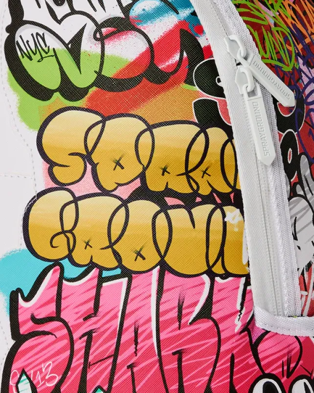 BACKPACKS>SPRAYGROUND HALF GRAFF BACKPACK (DLXV)