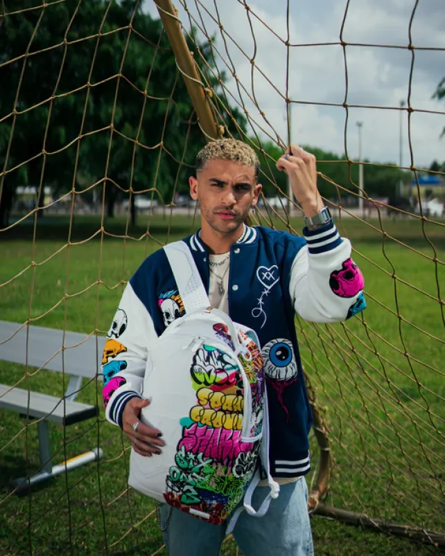 BACKPACKS>SPRAYGROUND HALF GRAFF BACKPACK (DLXV)