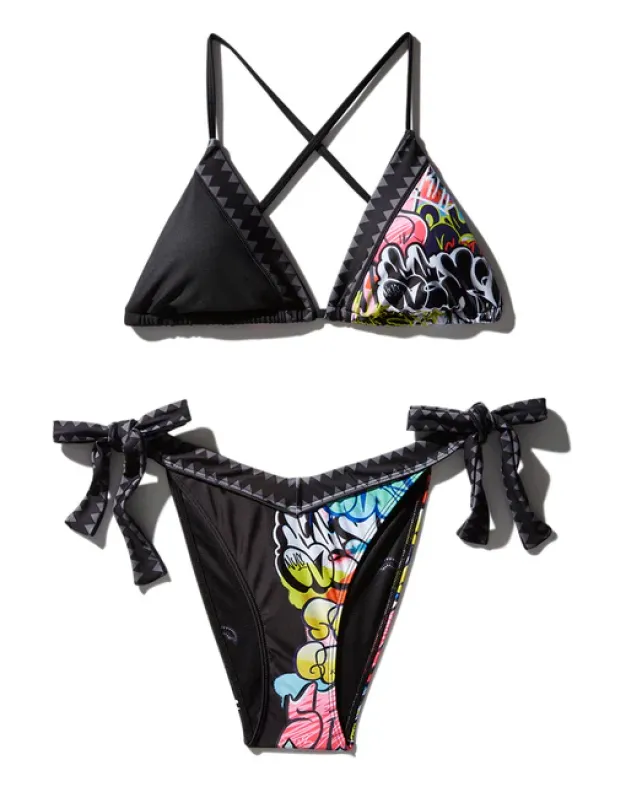 SWIMWEAR>SPRAYGROUND HALF GRAFF BIKINI