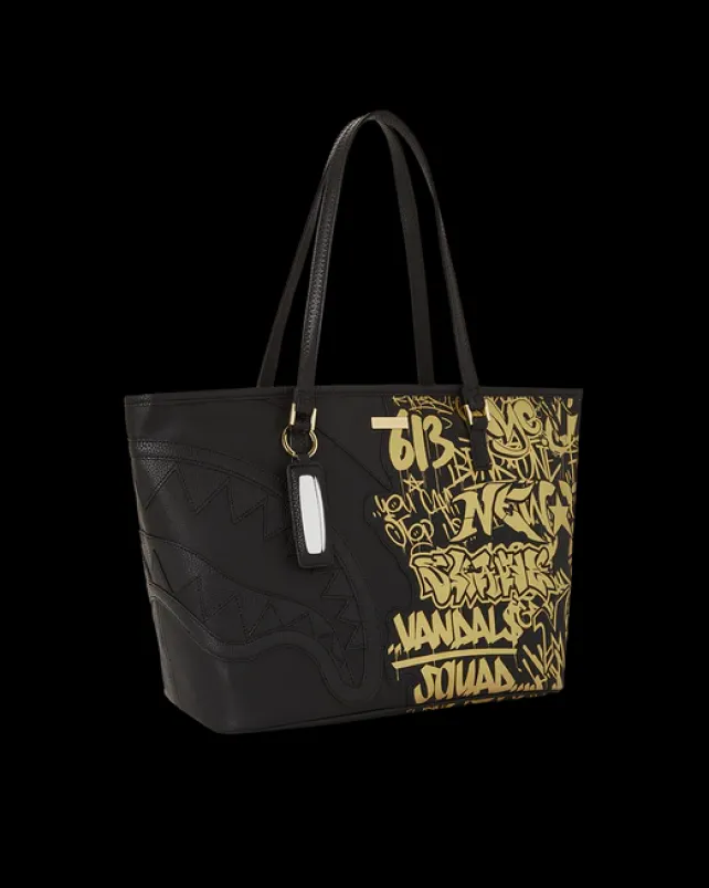 TOTES|HANDBAGS>SPRAYGROUND HALF GRAFF GLIDE TOTE