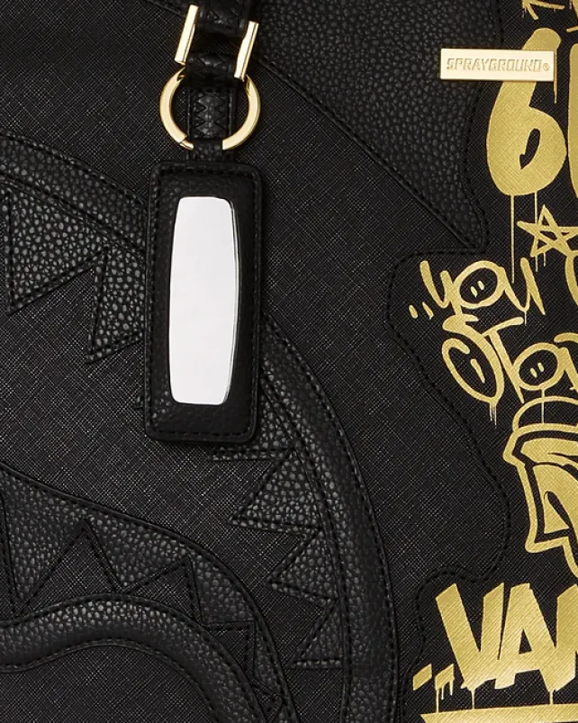 TOTES|HANDBAGS>SPRAYGROUND HALF GRAFF GLIDE TOTE