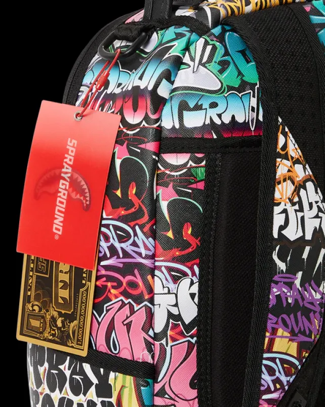 BACKPACKS>SPRAYGROUND HALF GRAFF NIGHT BACKPACK (DLXV)
