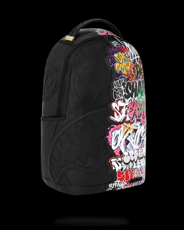 BACKPACKS>SPRAYGROUND HALF GRAFF NIGHT BACKPACK (DLXV)