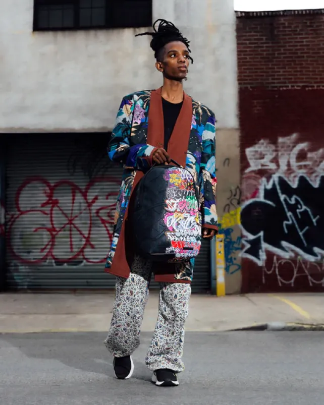 BACKPACKS>SPRAYGROUND HALF GRAFF NIGHT BACKPACK (DLXV)