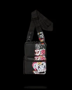 SLINGS|CROSSBODYS>SPRAYGROUND HALF GRAFF NIGHT SLING