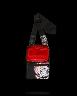 SLINGS|CROSSBODYS>SPRAYGROUND HALF GRAFF NIGHT SLING
