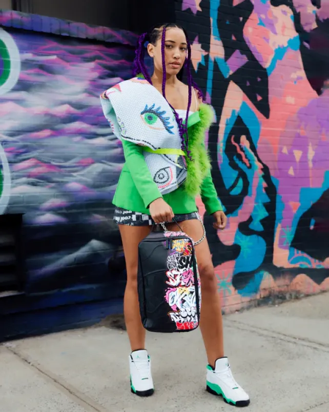 SHOE HOLDERS>SPRAYGROUND HALF GRAFF NIGHT SNEAKER HOLDER