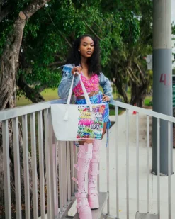 TOTES>SPRAYGROUND HALF GRAFF TOTE