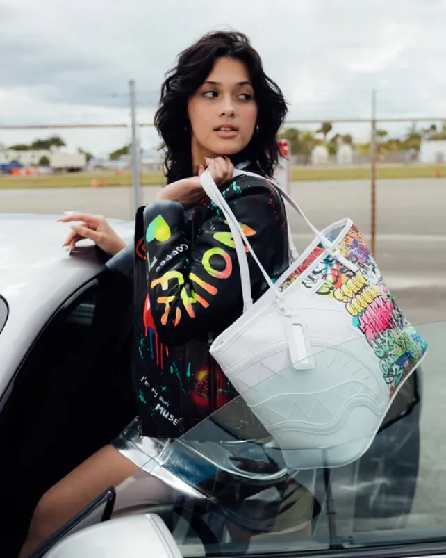 TOTES>SPRAYGROUND HALF GRAFF TOTE