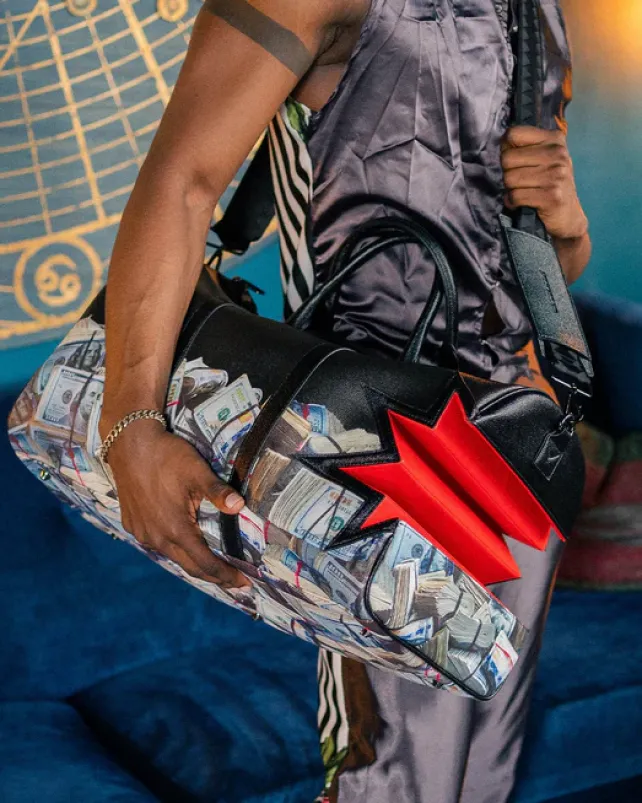 DUFFLES>SPRAYGROUND $HARKBITE LARGE DUFFLE
