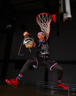 HANDBAGS|BACKPACKS>SPRAYGROUND HARLEM GLOBETROTTERS BASKETBALL BAG